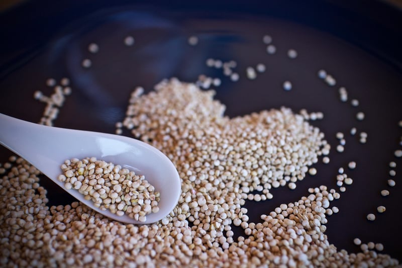 Quinoa grains